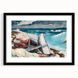 After the Hurricane, Bahamas Realism Art Print - Dramatic Seascape Canvas
