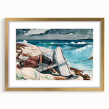 After the Hurricane, Bahamas Realism Art Print - Dramatic Seascape Canvas