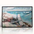 After the Hurricane, Bahamas Realism Art Print - Dramatic Seascape Canvas