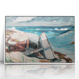 After the Hurricane, Bahamas Realism Art Print - Dramatic Seascape Canvas