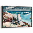 After the Hurricane, Bahamas Realism Art Print - Dramatic Seascape Canvas