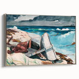 After the Hurricane, Bahamas Realism Art Print - Dramatic Seascape Canvas