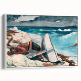 After the Hurricane, Bahamas Realism Art Print - Dramatic Seascape Canvas
