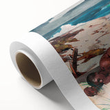 After the Hurricane, Bahamas Realism Art Print - Dramatic Seascape Canvas