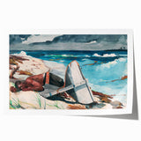 After the Hurricane, Bahamas Realism Art Print - Dramatic Seascape Canvas