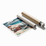 After the Hurricane, Bahamas Realism Art Print - Dramatic Seascape Canvas