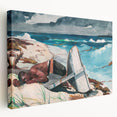 After the Hurricane, Bahamas Realism Art Print - Dramatic Seascape Canvas