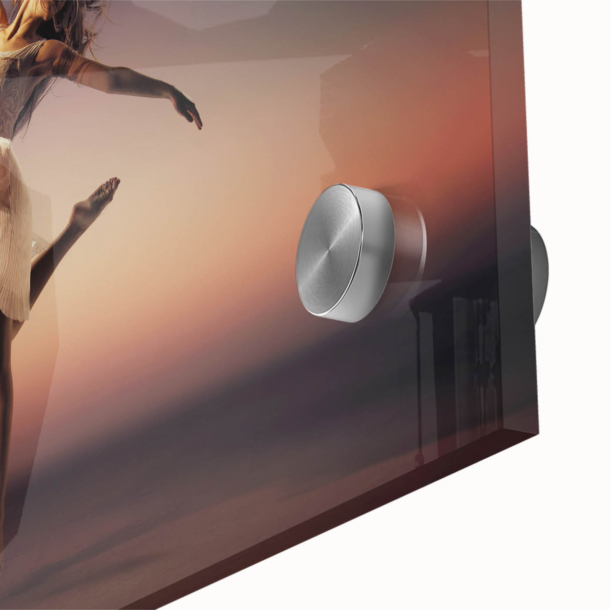 Sunset Leap – Emotive Dance Wall Art with Light and Freedom