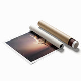 Sunset Leap – Emotive Dance Wall Art with Light and Freedom