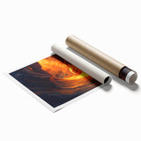 Landscape artwork depicting a vibrant cave scene, printed on high-quality canvas and rolled for easy shipping, showcasing rich colors and intricate details. Ideal for nature lovers and home decor enthusiasts.