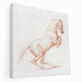 Romanticism Art: "Prancing Horse Sketch" by George Stubbs