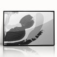 Textured Black and Gray Abstract Bedroom Wall Art – Canvas & Framed