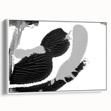 Textured Black and Gray Abstract Bedroom Wall Art – Canvas & Framed