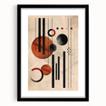 Contemporary Dining Art Pieces – Abstract Geometric Print
