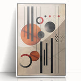 Contemporary Dining Art Pieces – Abstract Geometric Print