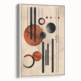 Contemporary Dining Art Pieces – Abstract Geometric Print