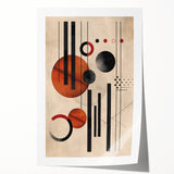 Contemporary Dining Art Pieces – Abstract Geometric Print