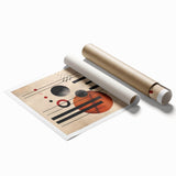 Contemporary Dining Art Pieces – Abstract Geometric Print