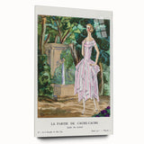 Graceful Art Deco Wall Art – 1920s Garden Fashion Illustration Print
