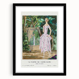 Graceful Art Deco Wall Art – 1920s Garden Fashion Illustration Print