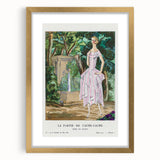 Graceful Art Deco Wall Art – 1920s Garden Fashion Illustration Print