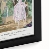 Graceful Art Deco Wall Art – 1920s Garden Fashion Illustration Print