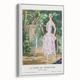 Graceful Art Deco Wall Art – 1920s Garden Fashion Illustration Print