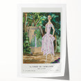 Graceful Art Deco Wall Art – 1920s Garden Fashion Illustration Print