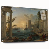 Baroque Harbor Scene - Baroque and Rococo Wall Art for Classic Interiors