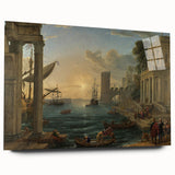 Baroque Harbor Scene - Baroque and Rococo Wall Art for Classic Interiors