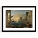 Baroque Harbor Scene - Baroque and Rococo Wall Art for Classic Interiors