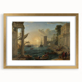 Baroque Harbor Scene - Baroque and Rococo Wall Art for Classic Interiors