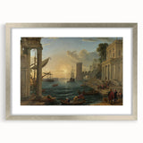 Baroque Harbor Scene - Baroque and Rococo Wall Art for Classic Interiors