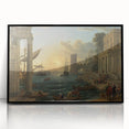Baroque Harbor Scene - Baroque and Rococo Wall Art for Classic Interiors
