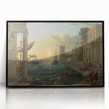Baroque Harbor Scene - Baroque and Rococo Wall Art for Classic Interiors