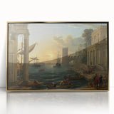 Baroque Harbor Scene - Baroque and Rococo Wall Art for Classic Interiors