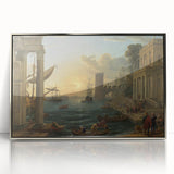 Baroque Harbor Scene - Baroque and Rococo Wall Art for Classic Interiors