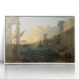 Baroque Harbor Scene - Baroque and Rococo Wall Art for Classic Interiors