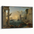 Baroque Harbor Scene - Baroque and Rococo Wall Art for Classic Interiors