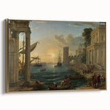 Baroque Harbor Scene - Baroque and Rococo Wall Art for Classic Interiors
