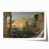 Baroque Harbor Scene - Baroque and Rococo Wall Art for Classic Interiors