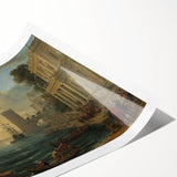 Baroque Harbor Scene - Baroque and Rococo Wall Art for Classic Interiors