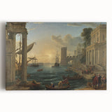 Baroque Harbor Scene - Baroque and Rococo Wall Art for Classic Interiors