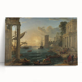 Baroque Harbor Scene - Baroque and Rococo Wall Art for Classic Interiors