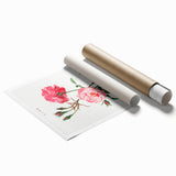 Neoclassical Art Print: Ever-blowing Rose by Redouté - Classic Floral Art