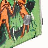 Expressionist Bathing Scene – Vibrant Abstract Nature Canvas Art