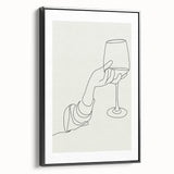 Black and white vintage poster art of a landscape on framed canvas, ideal for bedroom wall decor.