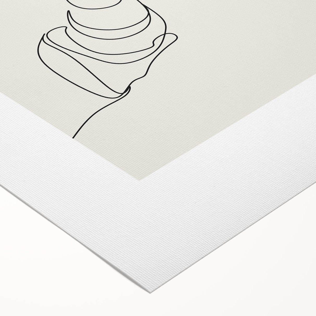 Art deco poster featuring a stylized cocktail glass in vibrant colors on a rolled canvas.