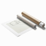 Extra large rolled print featuring a floral design in soft pastel shades, ideal for classy bathroom wall art.