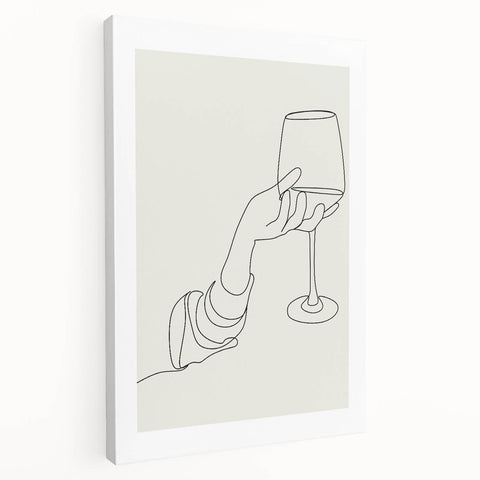 Large stretched canvas featuring a vibrant depiction of various fruits and vegetables, ideal for kitchen wall art.
